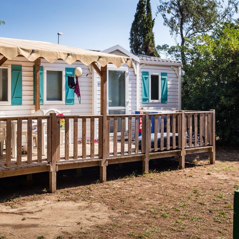 MOBILE HOME 6 people - Mobil-home | Classic XL | 3 Bedrooms | 6 Pers. | Raised terrace | Air-con.