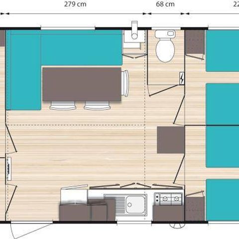 MOBILE HOME 8 people - O'HARA 784