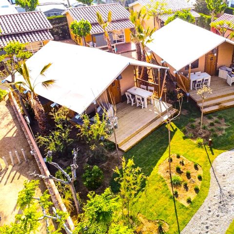 CANVAS AND WOOD TENT 4 people - Glamping Mar 4 pers