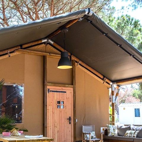 CANVAS AND WOOD TENT 2 people - Glamping Mar 2 pers