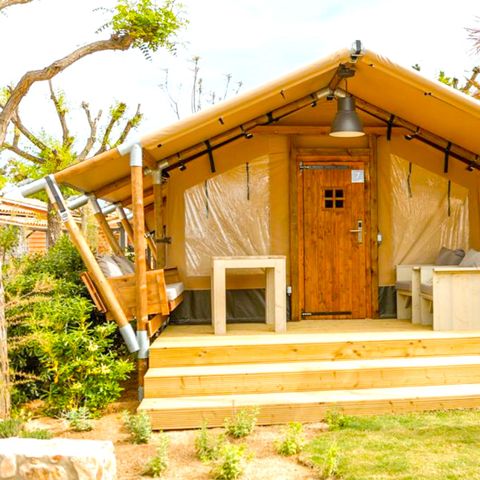 CANVAS AND WOOD TENT 2 people - Glamping Mar 2 pers