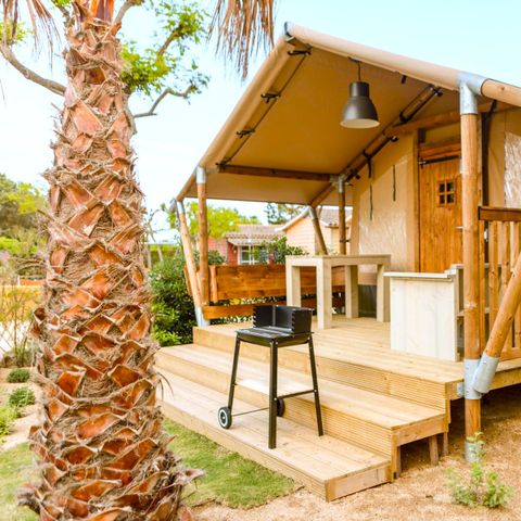 CANVAS AND WOOD TENT 2 people - Glamping Mar 2 pers