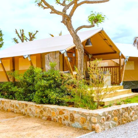 CANVAS AND WOOD TENT 2 people - Glamping Mar 2 pers