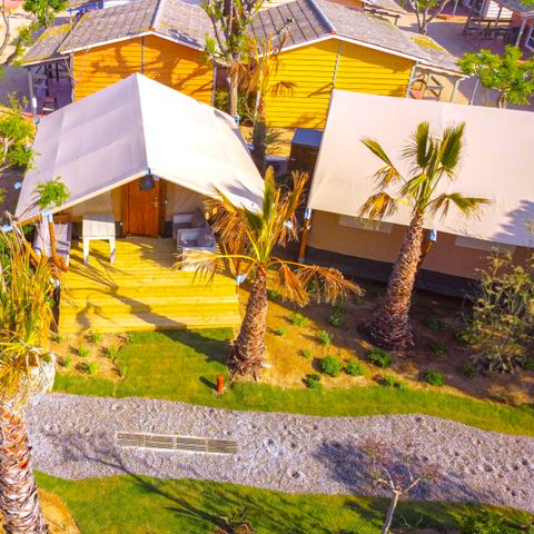 CANVAS AND WOOD TENT 2 people - Glamping Mar 2 pers