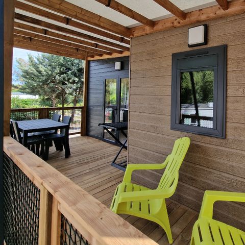 Chalet 4 persons - Mimosa Chalet: 2 bedrooms with air conditioning