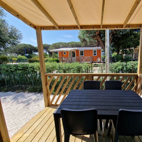 Mobile home 4 persons - Théoule: 2-bedroom property with air conditioning