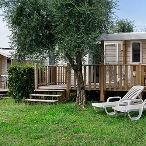 MOBILE HOME 4 people - Mobile-home | Comfort | 2 Bedrooms | 4 Pers. | Raised terrace | Air-con.