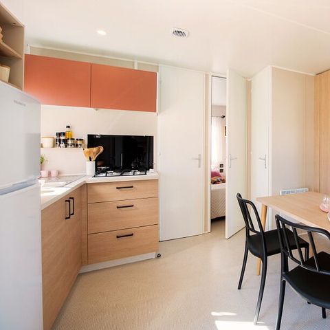MOBILE HOME 6 people - Comfort | 3 Bedrooms | 6 Pers | Raised terrace | Air conditioning
