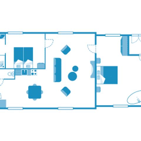 Apartment 4 persons - Flat Delacroix 4p 2bed Prestige