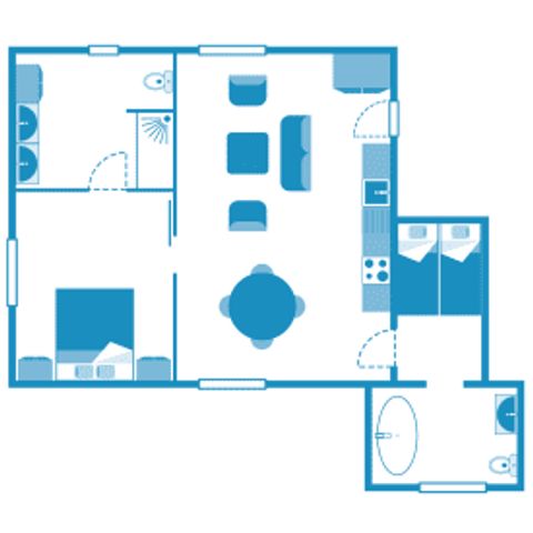 Apartment 4 persons - Flat Arty 4p 2ch Prestige