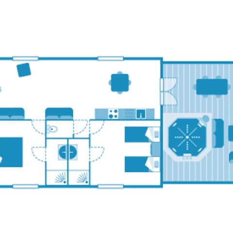 Apartment 4 persons - Flat Sérénité 4p 2ch Prestige