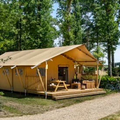 CANVAS AND WOOD TENT 5 people - Lodge 5p 2bed ****