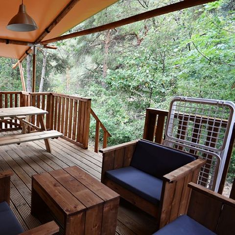 CANVAS AND WOOD TENT 5 people - Glamping Tent 2 -