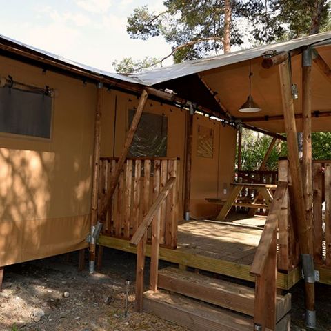 CANVAS AND WOOD TENT 5 people - Glamping Tent 2 -