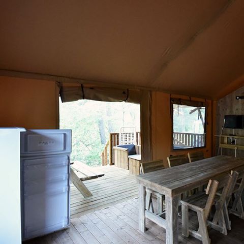 Canvas and wooden tent 5 persons - Glamping Tent 2