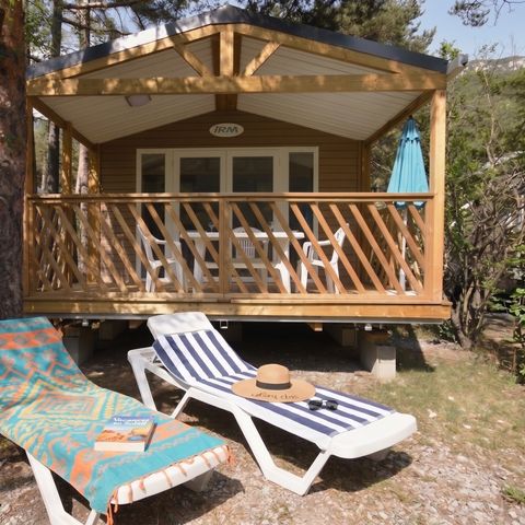 MOBILE HOME 6 people - LOGGIA BAY river view - 2 bedrooms - TV - CLIM - LV