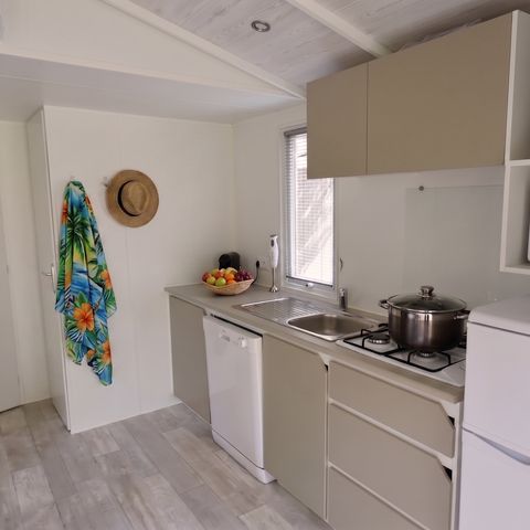 MOBILE HOME 6 people - LOGGIA BAY river view - 2 bedrooms - TV - CLIM - LV
