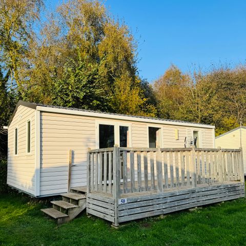 Mobile home 4 persons - Comfort 27m² with terrace 2 bedrooms + TV