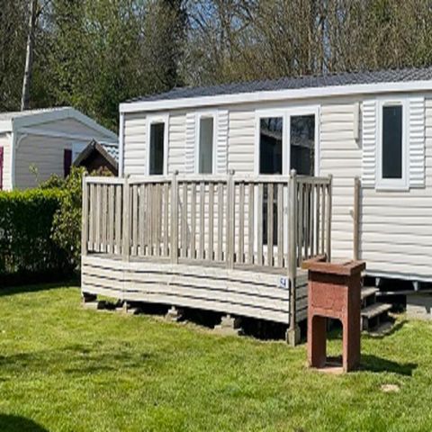 Mobile home 6 persons - Comfort 33 m² including terrace 3 bedrooms + TV