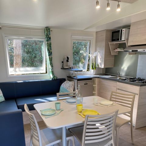 Mobile home 6 persons - Homeflower Premium 3 bedrooms with covered terrace + Dishwasher