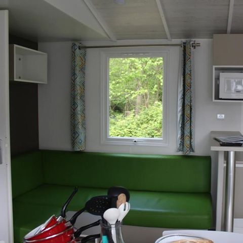 Mobile home 6 persons - Comfort 33m² with covered terrace 3 bedrooms +TV