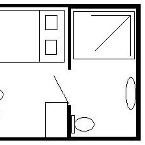 STUDIO 2 people - Bulle Standard 20 m² 1 bedroom +TV