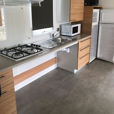 Mobile home 4 persons - Comfort 27m² PMR 2 bedrooms including terrace + TV