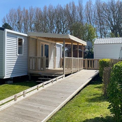 Mobile home 4 persons - Comfort 27m² PMR 2 bedrooms including terrace + TV
