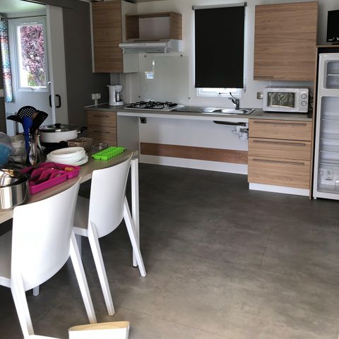 Mobile home 4 persons - Comfort 27m² PMR 2 bedrooms including terrace + TV