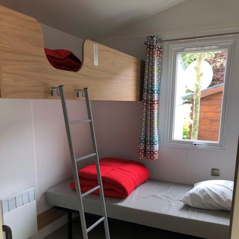 Mobile home 4 persons - Comfort 27m² PMR 2 bedrooms including terrace + TV