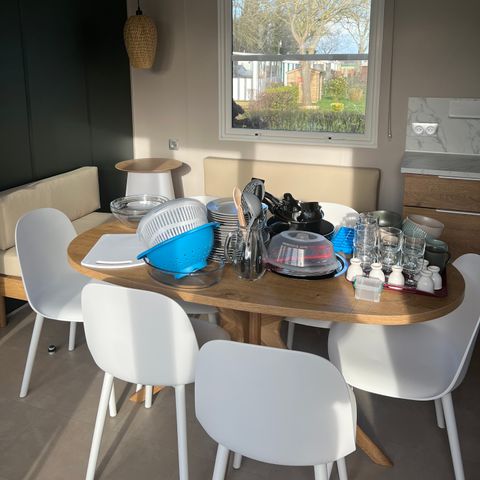 Mobile home 6 persons - 35m² Premium (3bed-6p) + Terrace + TV + LV
