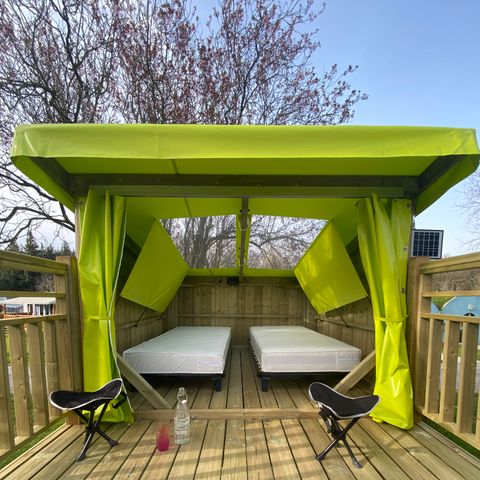 UNUSUAL ACCOMMODATION 2 people - Camp Etoile 4m² - for hikers and bikers