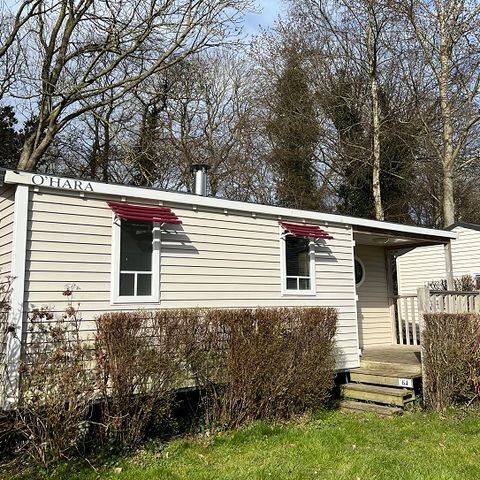 MOBILE HOME 4 people - 27m² Comfort (2bed-4p) with semi-covered terrace + TV