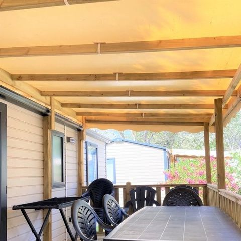 MOBILE HOME 6 people - ESPACE PREMIUM 32m2 garden view air conditioning TV