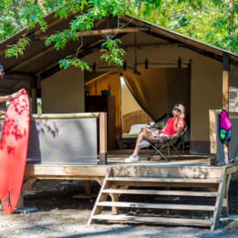 CANVAS AND WOOD TENT 5 people - Safari Lodge (4.5 people)