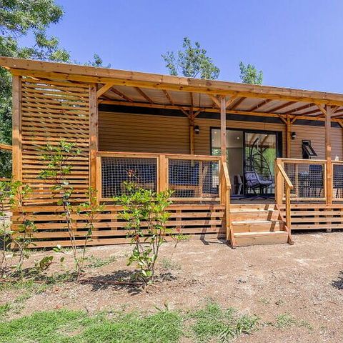MOBILE HOME 6 people - Mobil-home | Ultimate | 3 Bedrooms | 6 Pers. | Raised terrace | Jacuzzi | 2 bathrooms | Air-con.