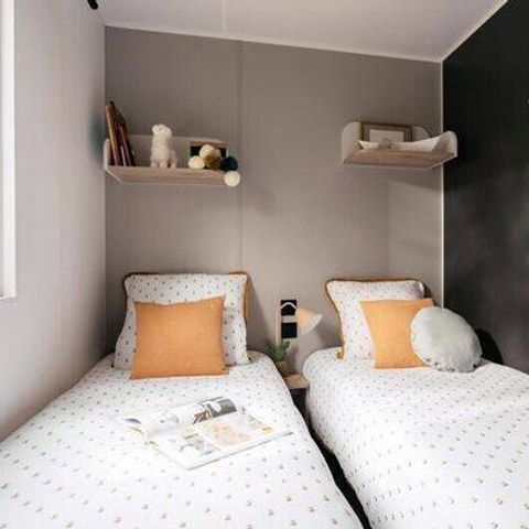 MOBILE HOME 6 people - Mobil-home | Premium | 3 Bedrooms | 6 Pers. | Terrace Lounge | Air-con.