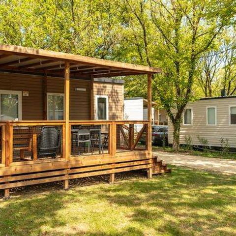 MOBILE HOME 6 people - Mobil-home | Premium | 3 Bedrooms | 6 Pers. | Terrace Lounge | Air-con.