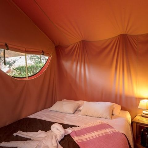 CANVAS AND WOOD TENT 5 people - Lodge