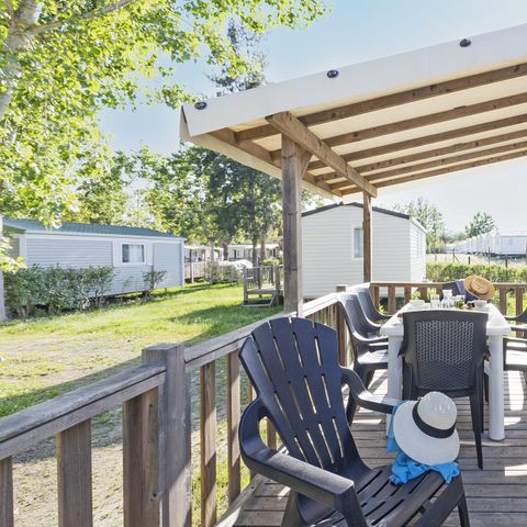 MOBILE HOME 6 people - Comfort | 3 Bedrooms | 6 Pers | Raised terrace | Air conditioning