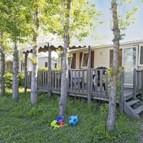MOBILE HOME 6 people - Mobil-home | Classic | 3 Bedrooms | 6 Pers. | Raised terrace | Air-con.