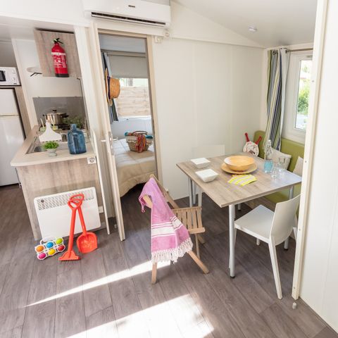 MOBILE HOME 6 people - Classic XL | 3 Bedrooms | 6 Pers. | Raised terrace | Air-con.