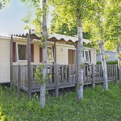 MOBILE HOME 6 people - Classic | 2 Bedrooms | 4/6 Pers. | Raised terrace | Air-con.