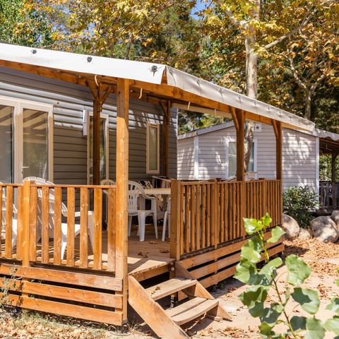 MOBILE HOME 6 people - Mobile-home | Premium | 3 Bedrooms | 6 Pers. | Raised terrace | Air-con.