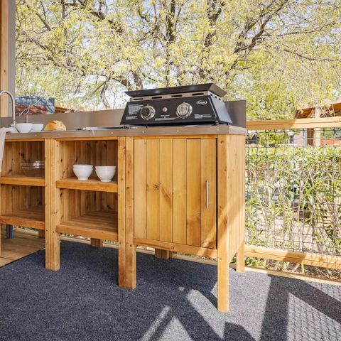 MOBILE HOME 6 people - Ultimate | 3 Bedrooms | 6 Pers | Terrace Lounge | Outdoor kitchen | 2 bathrooms | Air conditioning | TV