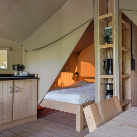 Canvas and wooden tent 5 persons - Bégon