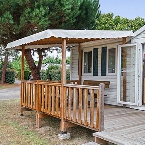 MOBILE HOME 6 people - Comfort XL | 3 Bedrooms | 6 Pers | Raised terrace | Air conditioning