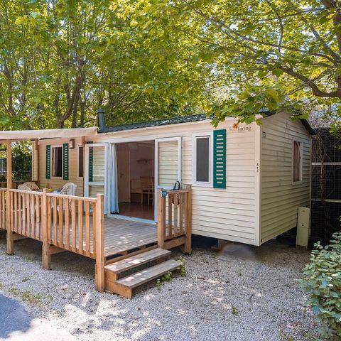 MOBILE HOME 6 people - Mobil-home | Classic XL | 3 Bedrooms | 6 Pers. | Raised terrace | Air-con.