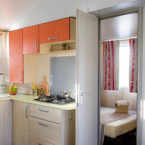 MOBILE HOME 6 people - Mobil-home | Classic XL | 3 Bedrooms | 6 Pers. | Raised terrace | Air-con.