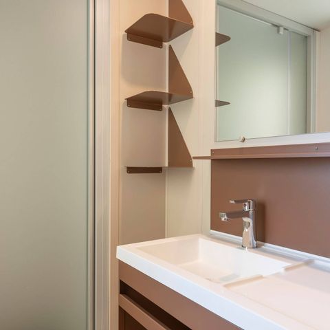 MOBILE HOME 6 people - Comfort | 3 Bedrooms | 6 Pers | Raised terrace | Air conditioning | TV